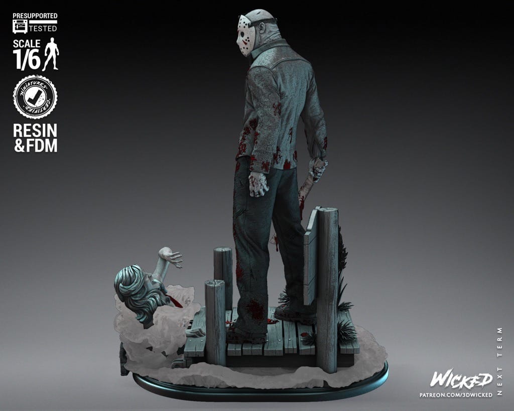 P站图纸印象馆 3DWicked 十三号星期五 杰森·沃赫斯 3DWicked 十三号星期五 杰森·沃赫斯