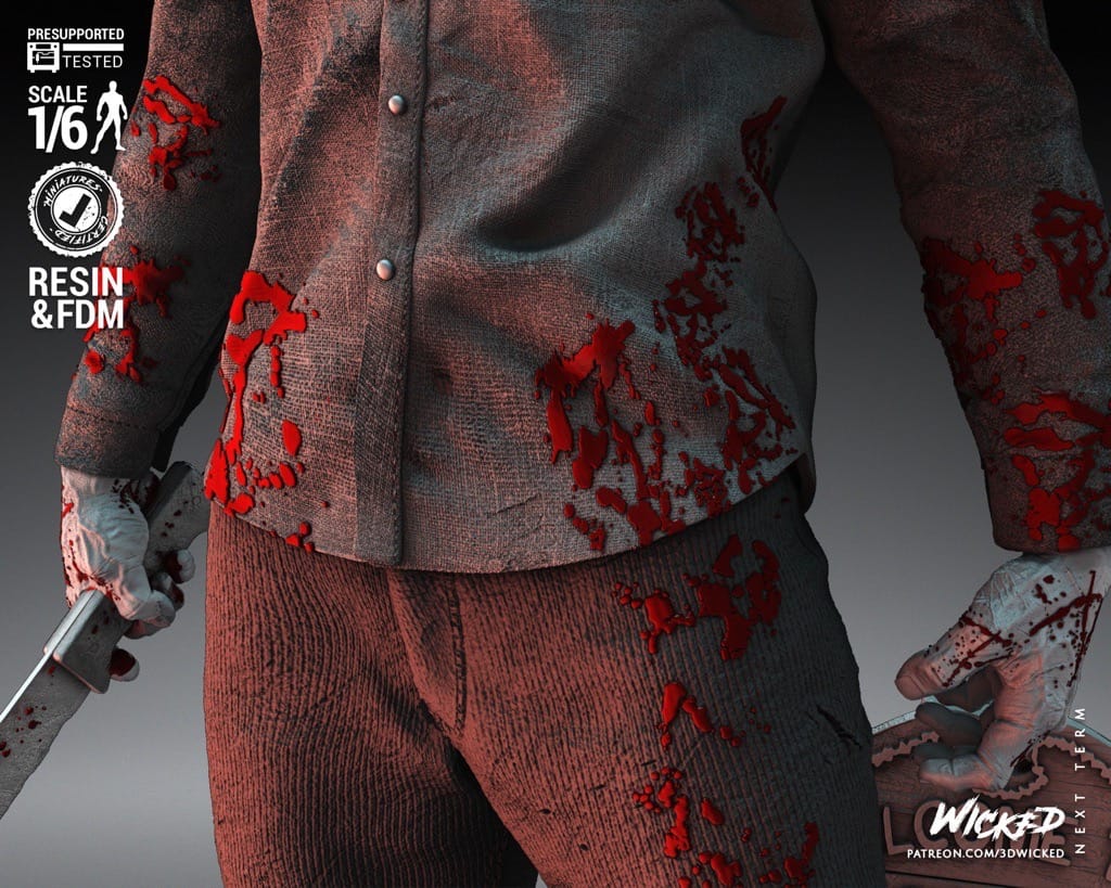 P站图纸印象馆 3DWicked 十三号星期五 杰森·沃赫斯 3DWicked 十三号星期五 杰森·沃赫斯