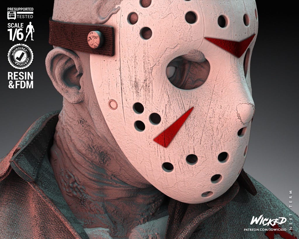 P站图纸印象馆 3DWicked 十三号星期五 杰森·沃赫斯 3DWicked 十三号星期五 杰森·沃赫斯