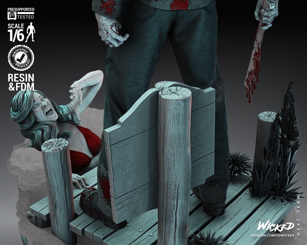 P站图纸印象馆 3DWicked 十三号星期五 杰森·沃赫斯 3DWicked 十三号星期五 杰森·沃赫斯