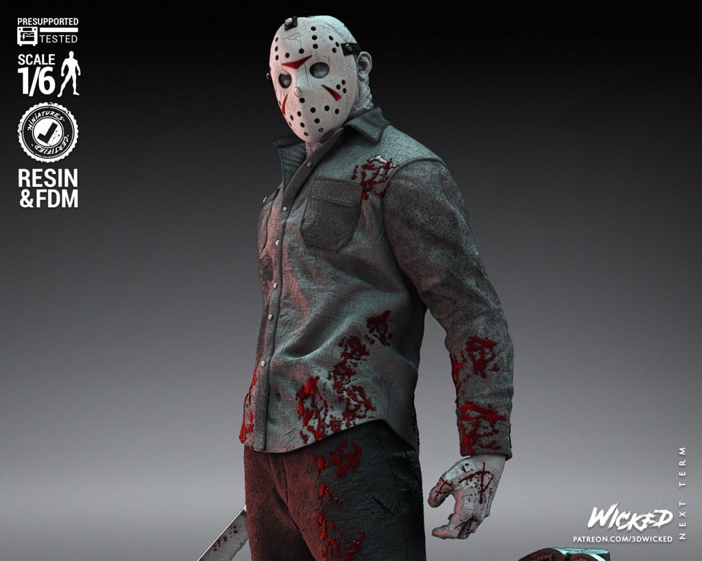 P站图纸印象馆 3DWicked 十三号星期五 杰森·沃赫斯 3DWicked 十三号星期五 杰森·沃赫斯