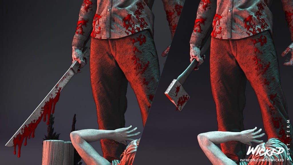 P站图纸印象馆 3DWicked 十三号星期五 杰森·沃赫斯 3DWicked 十三号星期五 杰森·沃赫斯