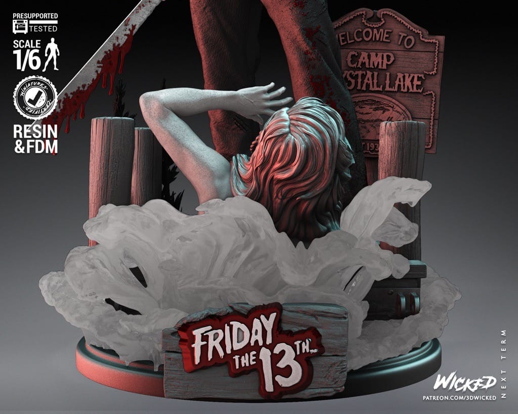P站图纸印象馆 3DWicked 十三号星期五 杰森·沃赫斯 3DWicked 十三号星期五 杰森·沃赫斯