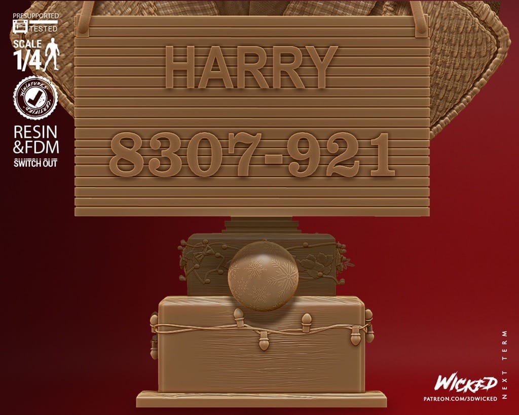 P站图纸印象馆 3DWicked 小鬼当家 哈利 3DWicked 小鬼当家 哈利