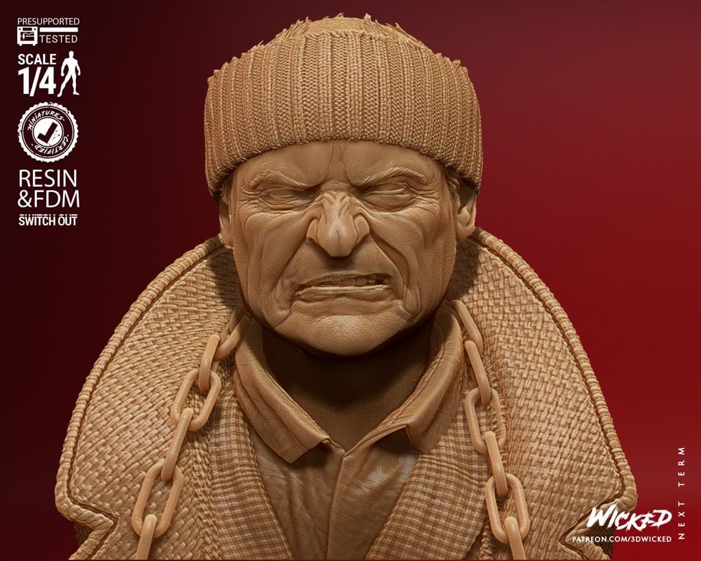 P站图纸印象馆 3DWicked 小鬼当家 哈利 3DWicked 小鬼当家 哈利