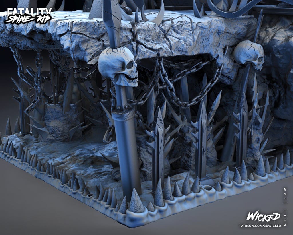 P站图纸印象馆 3DWicked 真人快打 壁寒对战蝎子 3DWicked 真人快打 壁寒对战蝎子