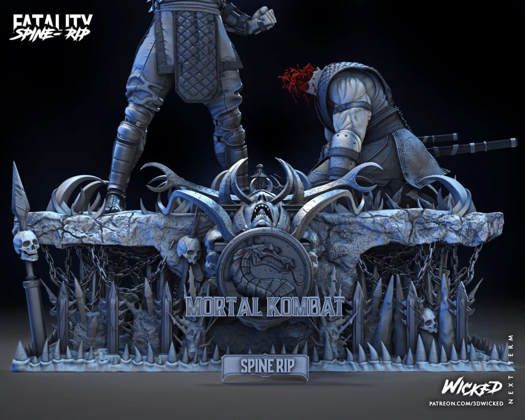 P站图纸印象馆 3DWicked 真人快打 壁寒对战蝎子 3DWicked 真人快打 壁寒对战蝎子