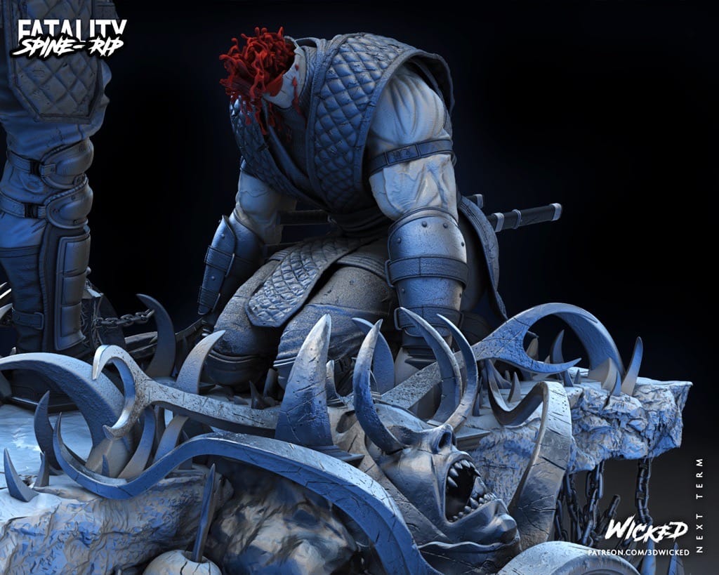 P站图纸印象馆 3DWicked 真人快打 壁寒对战蝎子 3DWicked 真人快打 壁寒对战蝎子