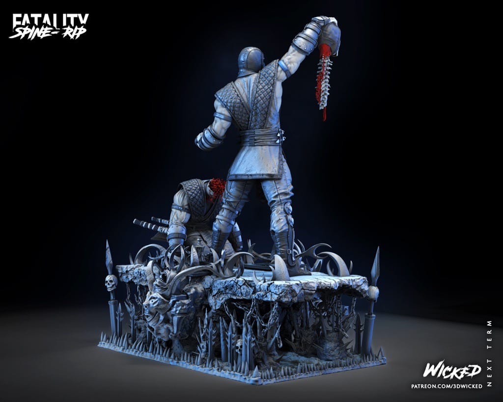 P站图纸印象馆 3DWicked 真人快打 壁寒对战蝎子 3DWicked 真人快打 壁寒对战蝎子