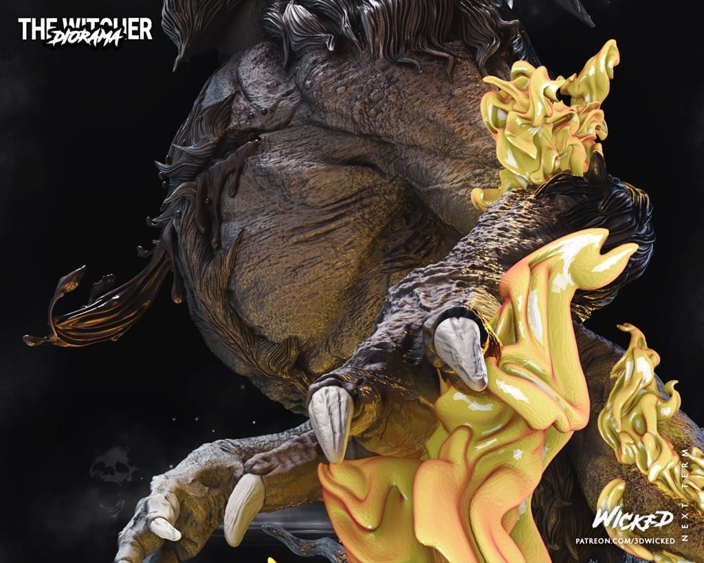 P站图纸印象馆 3DWicked 猎魔人 巫师 希里 3DWicked 猎魔人 巫师 希里