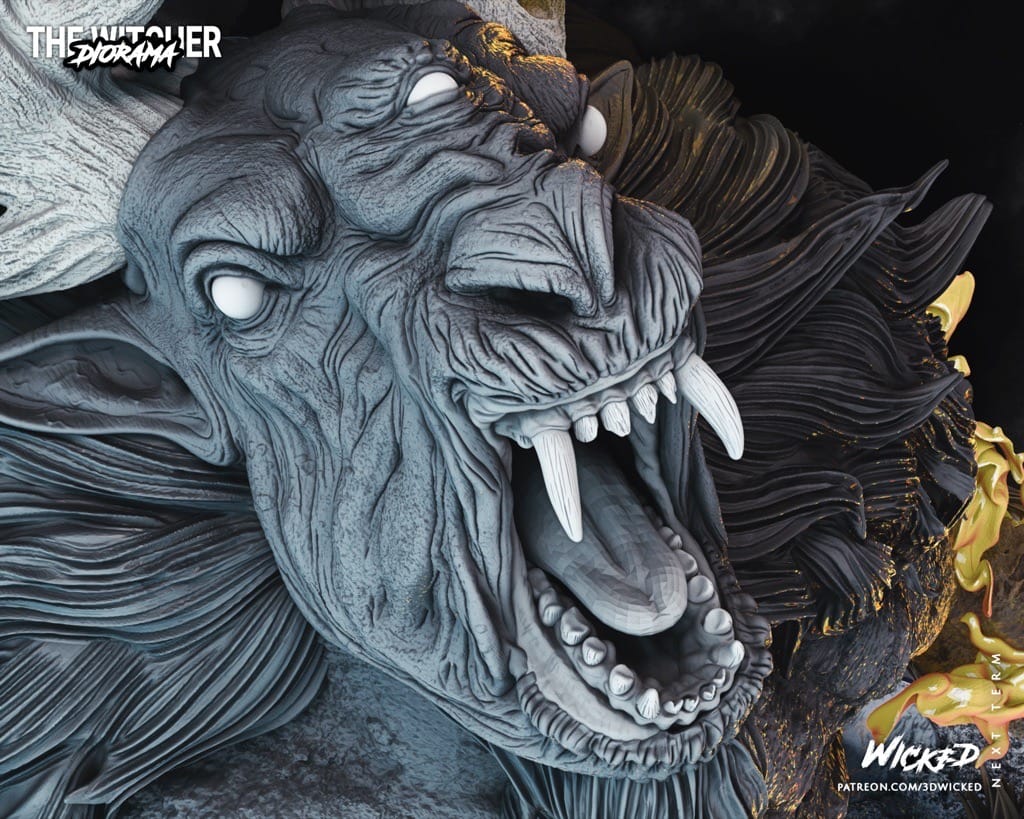 P站图纸印象馆 3DWicked 猎魔人 巫师 希里 3DWicked 猎魔人 巫师 希里