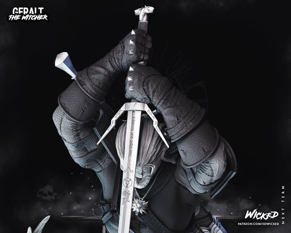 P站图纸印象馆 3DWicked 巫师 杰洛特 3DWicked 巫师 杰洛特