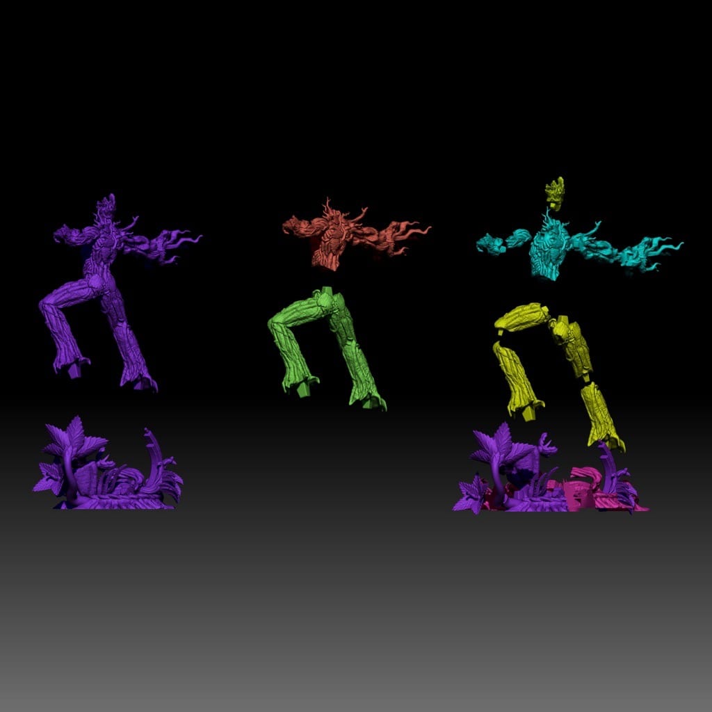 P站图纸印象馆 3DWicked 漫威 银河护卫队 树人格鲁特 3DWicked 漫威 银河护卫队 树人格鲁特