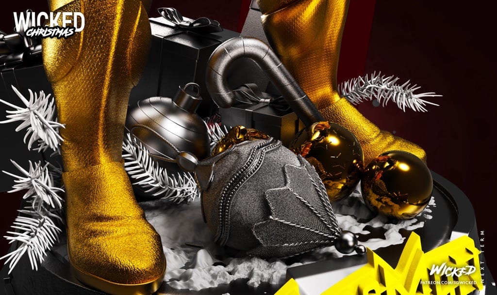 P站图纸印象馆 3DWicked 圣诞快乐 好爸爸 3DWicked 圣诞快乐 好爸爸