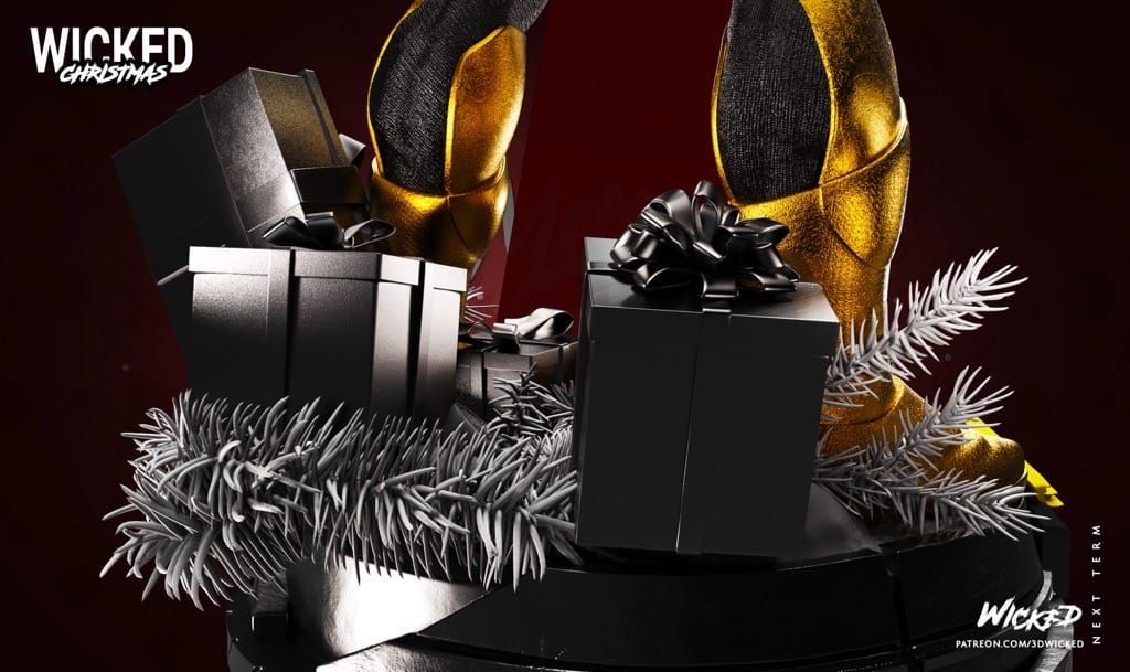 P站图纸印象馆 3DWicked 圣诞快乐 好爸爸 3DWicked 圣诞快乐 好爸爸