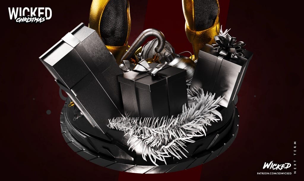 P站图纸印象馆 3DWicked 圣诞快乐 好爸爸 3DWicked 圣诞快乐 好爸爸