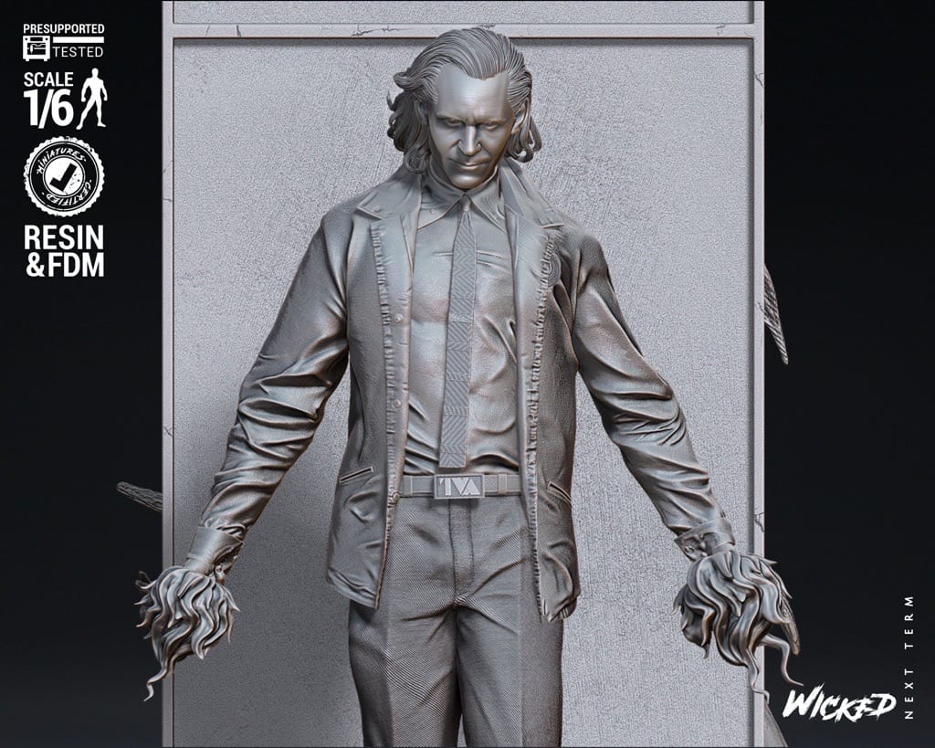 P站图纸印象馆 3DWicked 漫威 第二季的洛基 3DWicked 漫威 第二季的洛基