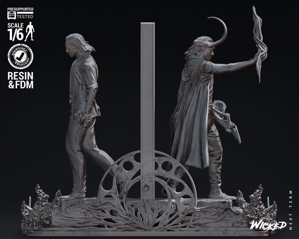 P站图纸印象馆 3DWicked 漫威 第二季的洛基 3DWicked 漫威 第二季的洛基