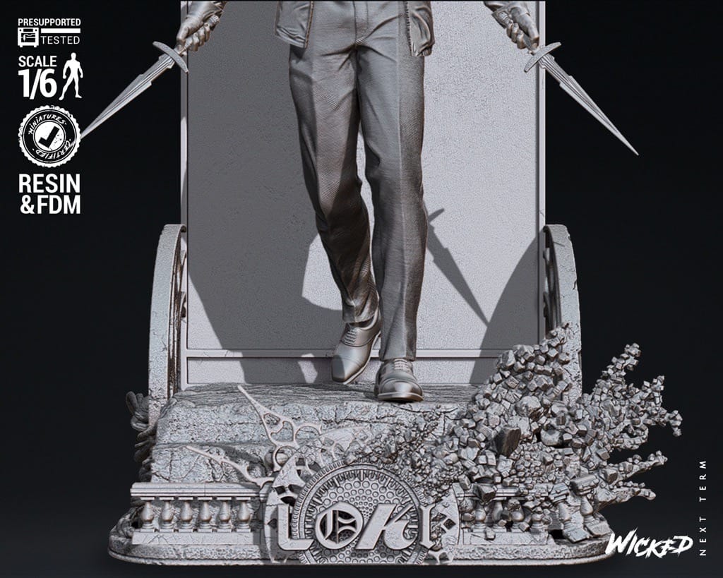 P站图纸印象馆 3DWicked 漫威 审判者洛基 3DWicked 漫威 审判者洛基