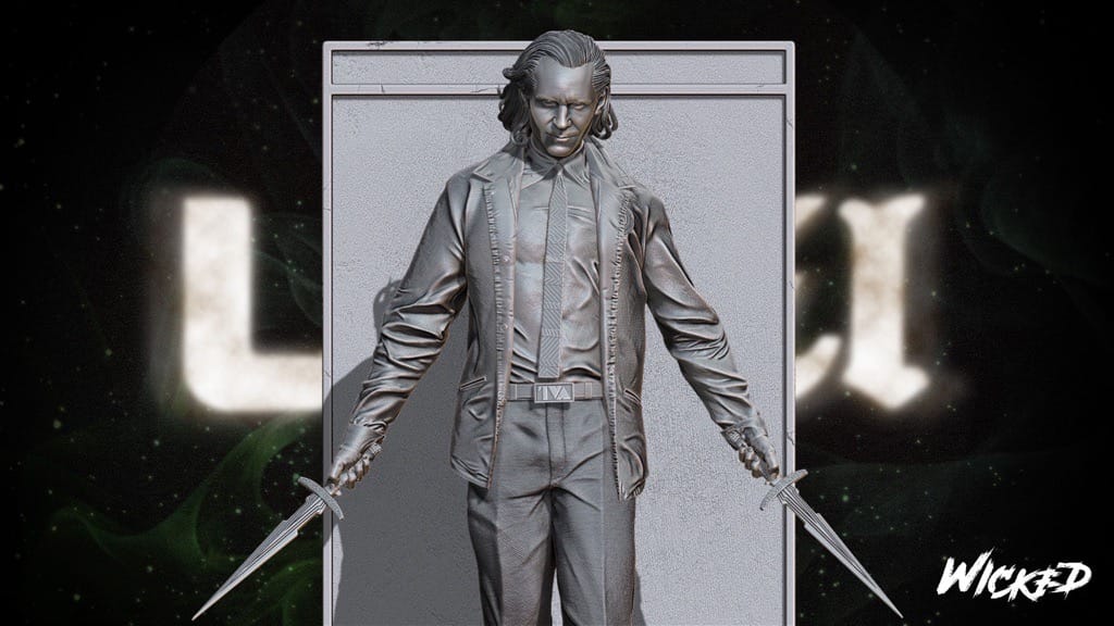 P站图纸印象馆 3DWicked 漫威 审判者洛基 3DWicked 漫威 审判者洛基