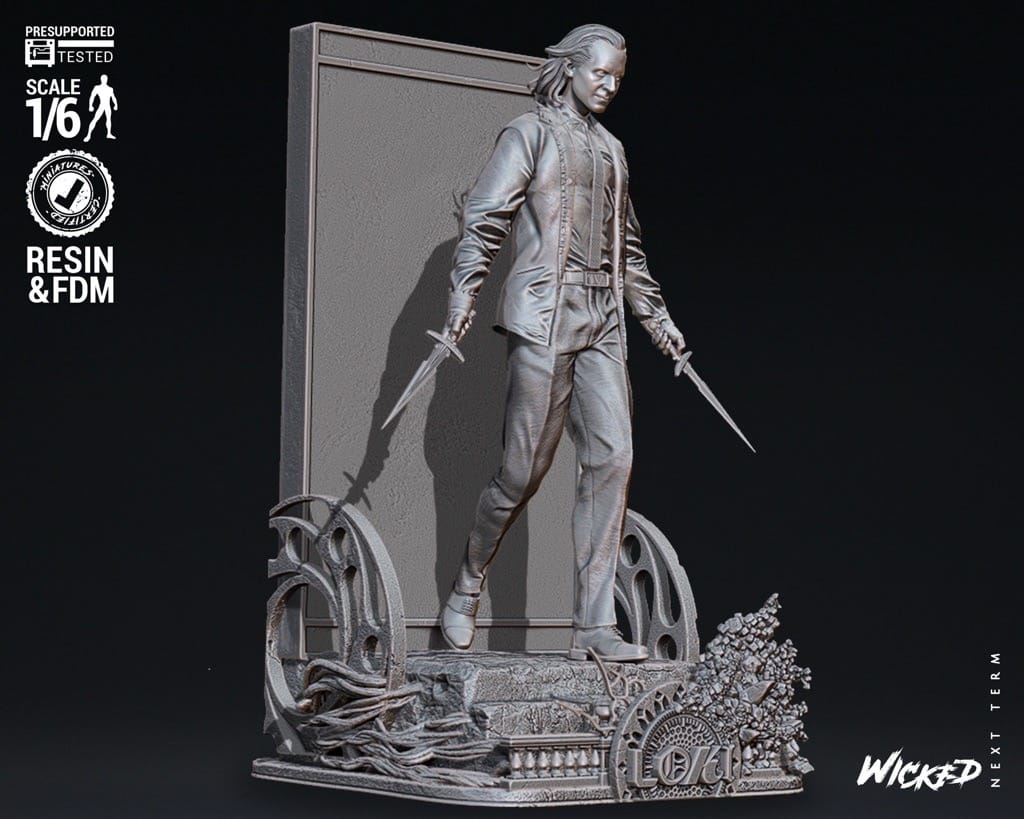 P站图纸印象馆 3DWicked 漫威 审判者洛基 3DWicked 漫威 审判者洛基