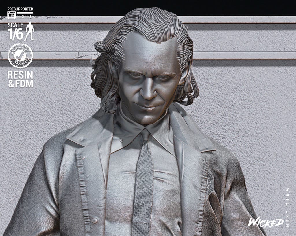 P站图纸印象馆 3DWicked 漫威 审判者洛基 3DWicked 漫威 审判者洛基