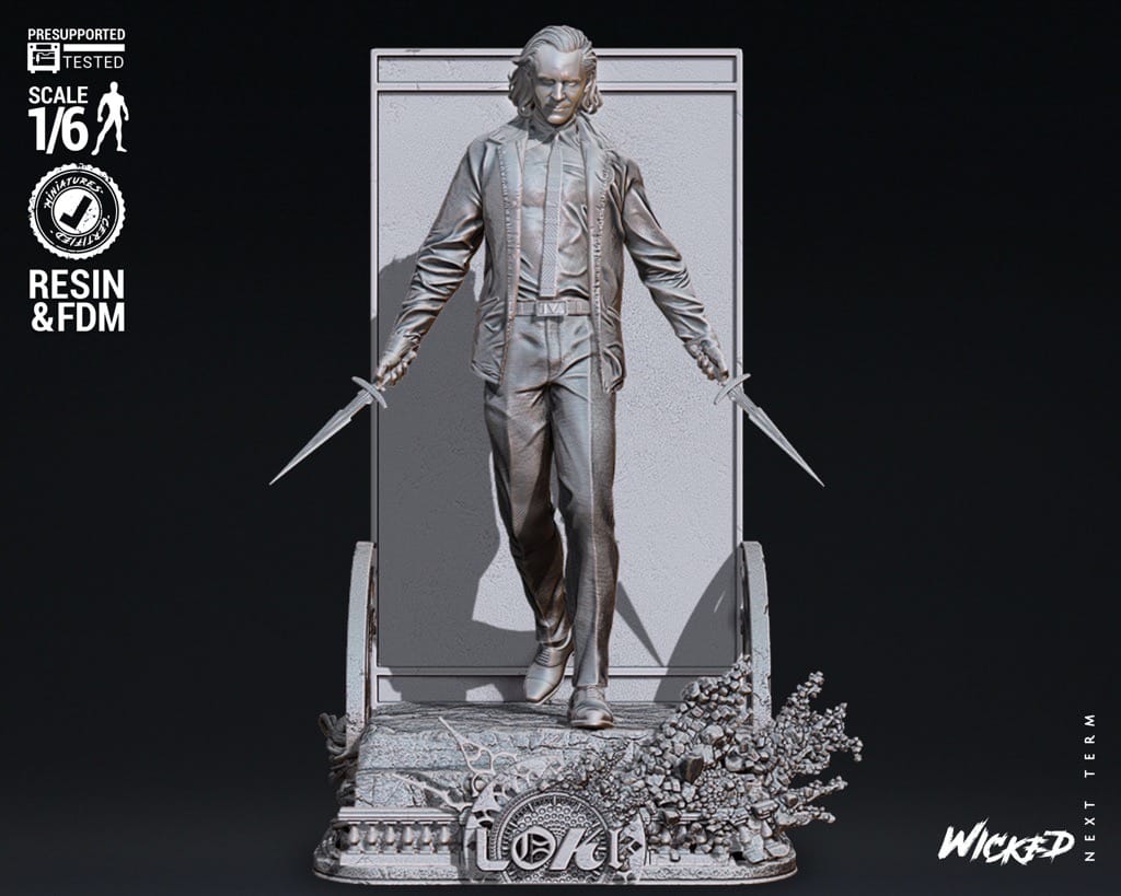 P站图纸印象馆 3DWicked 漫威 审判者洛基 3DWicked 漫威 审判者洛基