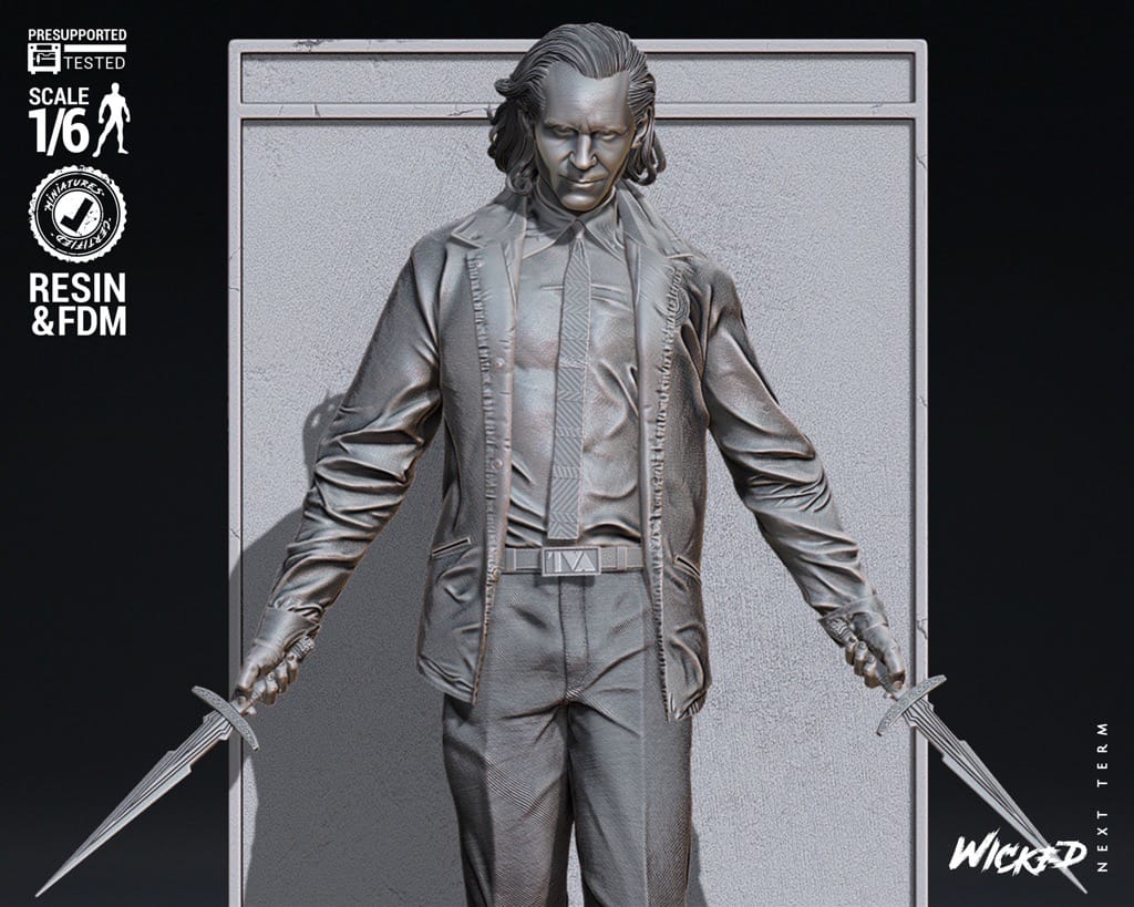 P站图纸印象馆 3DWicked 漫威 审判者洛基 3DWicked 漫威 审判者洛基