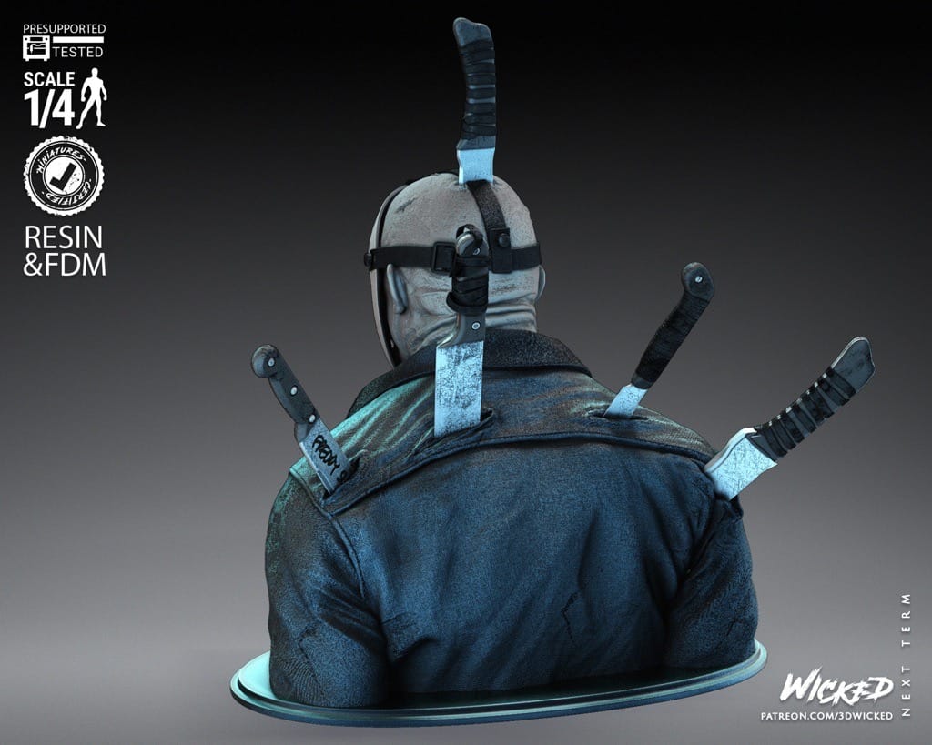 P站图纸印象馆 3DWicked 十三号星期五 杰森·沃赫斯 3DWicked 十三号星期五 杰森·沃赫斯