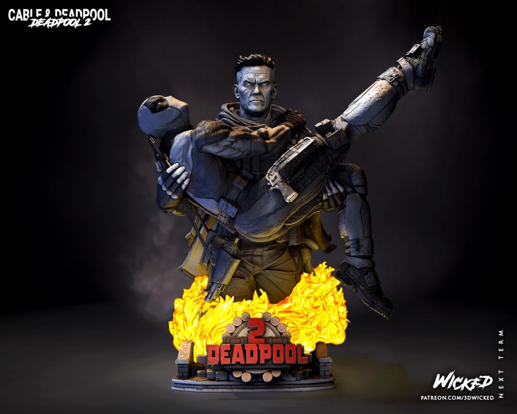 P站图纸印象馆 3DWicked 漫威 死待和电索 3DWicked 漫威 死待和电索