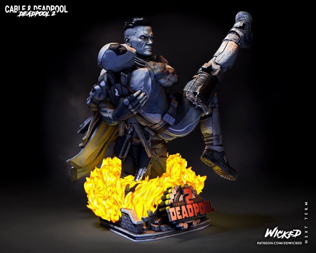 P站图纸印象馆 3DWicked 漫威 死待和电索 3DWicked 漫威 死待和电索