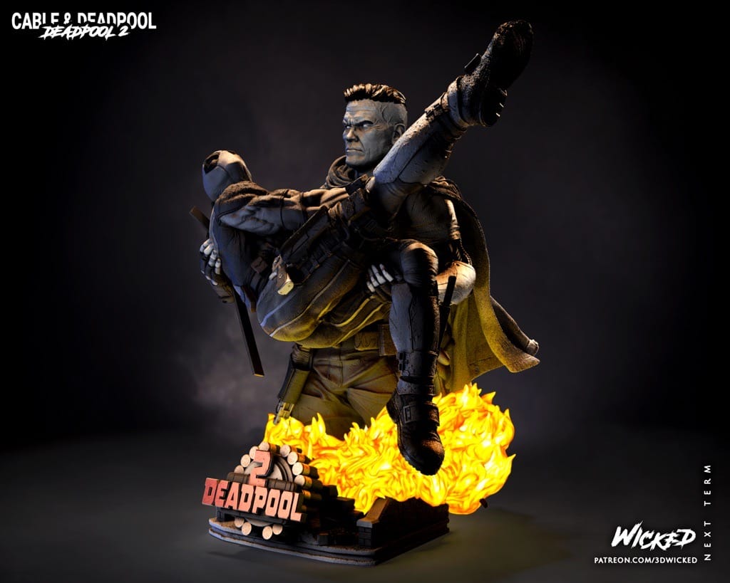 P站图纸印象馆 3DWicked 漫威 死待和电索 3DWicked 漫威 死待和电索