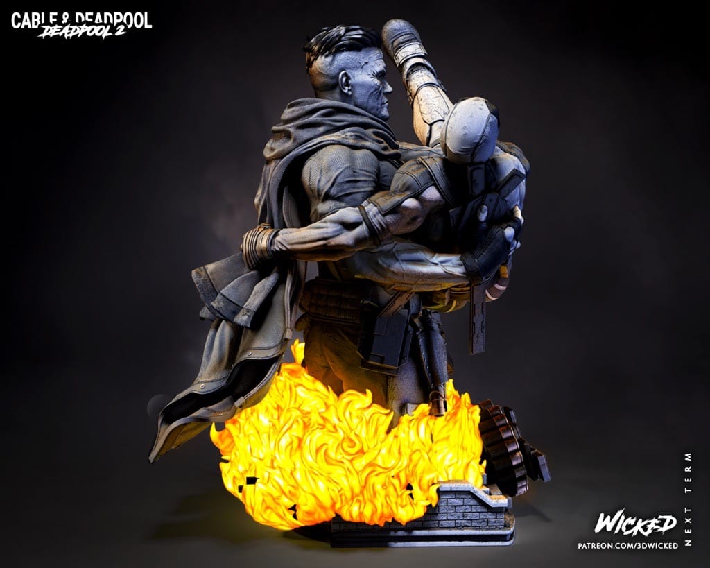 P站图纸印象馆 3DWicked 漫威 死待和电索 3DWicked 漫威 死待和电索