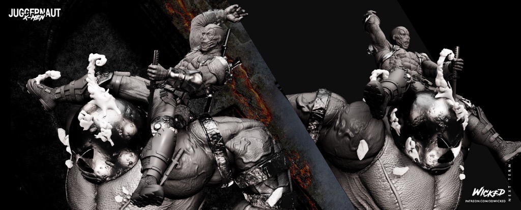 P站图纸印象馆 3DWicked 漫威 X战警 红坦克 3DWicked 漫威 X战警 红坦克