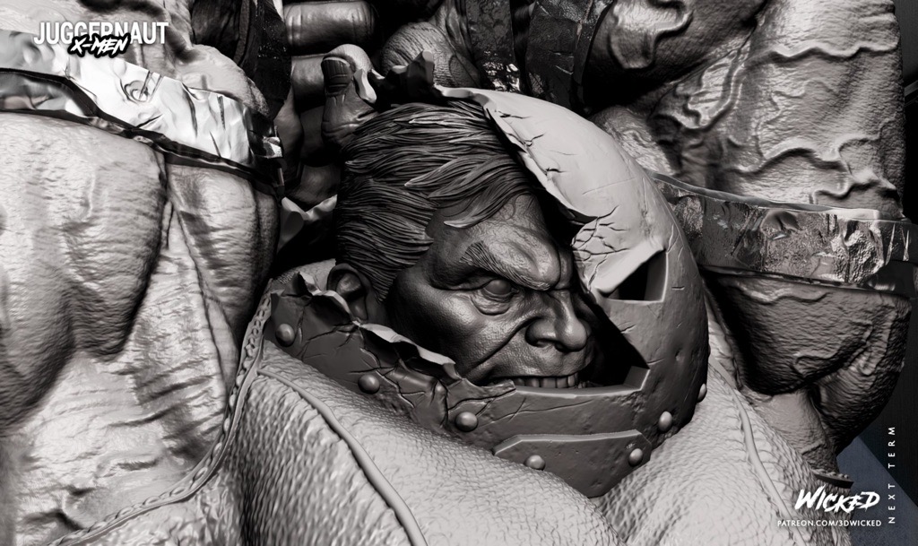 P站图纸印象馆 3DWicked 漫威 X战警 红坦克 3DWicked 漫威 X战警 红坦克