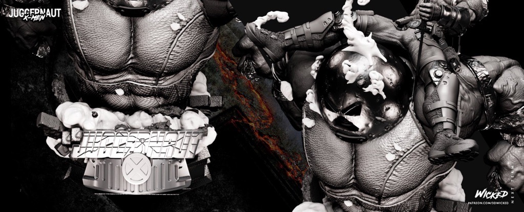 P站图纸印象馆 3DWicked 漫威 X战警 红坦克 3DWicked 漫威 X战警 红坦克