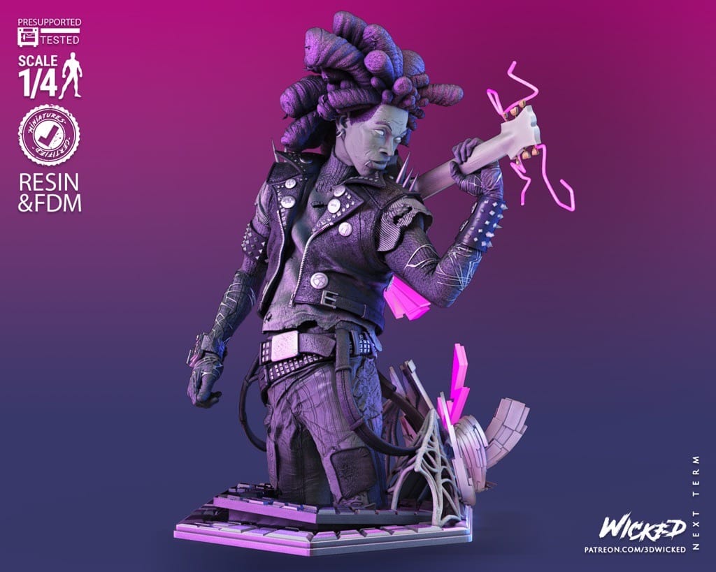 P站图纸印象馆 3DWicked 漫威 蜘蛛朋克 3DWicked 漫威 蜘蛛朋克