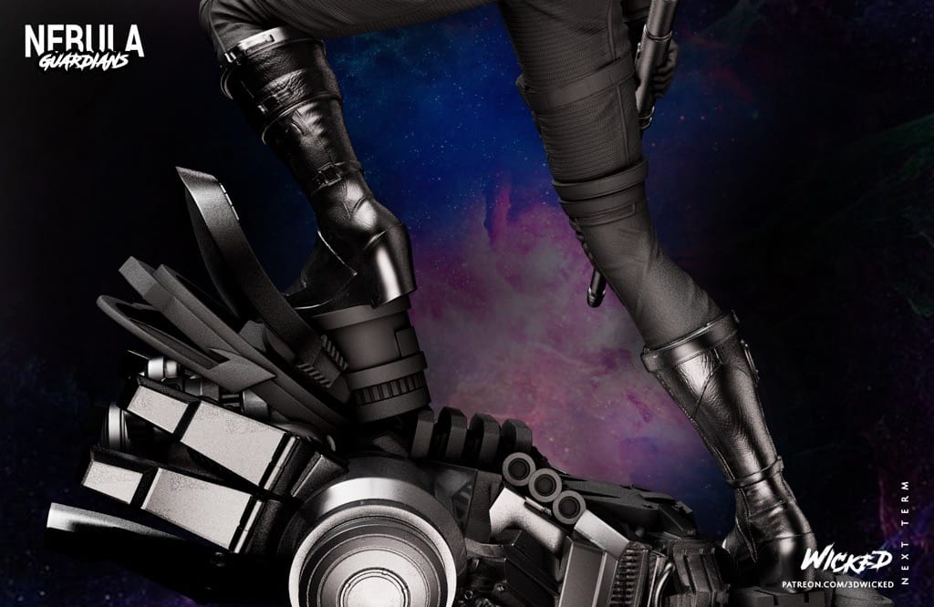 P站图纸印象馆 3DWicked 漫威 复联 星云 凯伦吉兰 3DWicked 漫威 复联 星云 凯伦吉兰