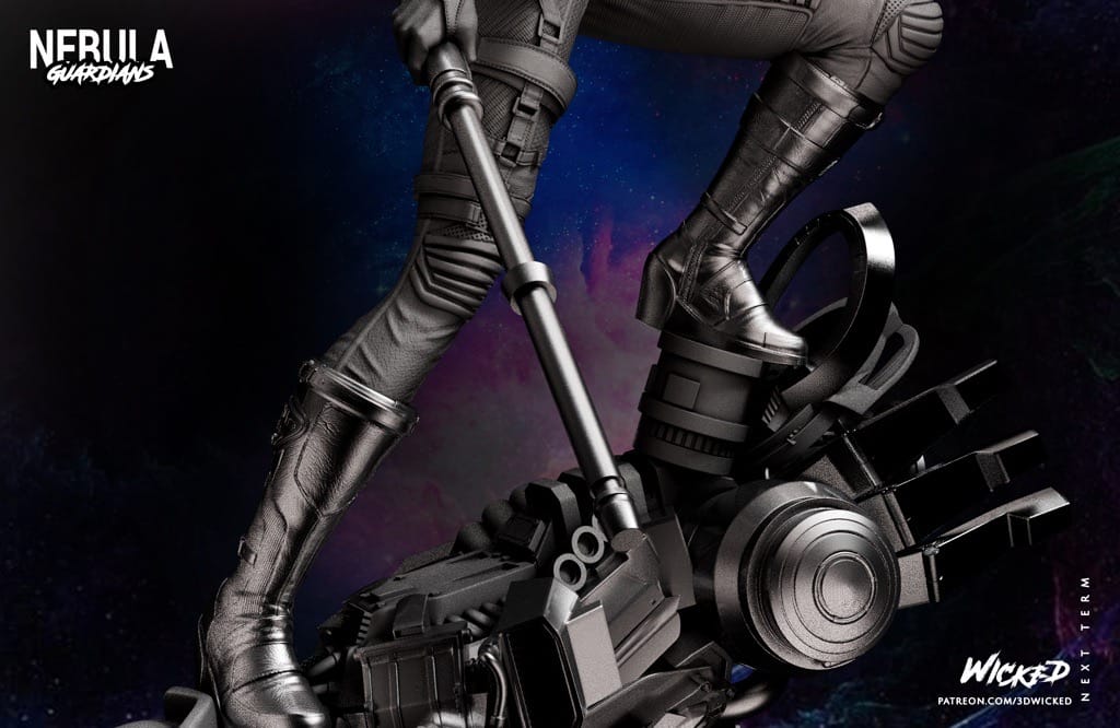 P站图纸印象馆 3DWicked 漫威 复联 星云 凯伦吉兰 3DWicked 漫威 复联 星云 凯伦吉兰