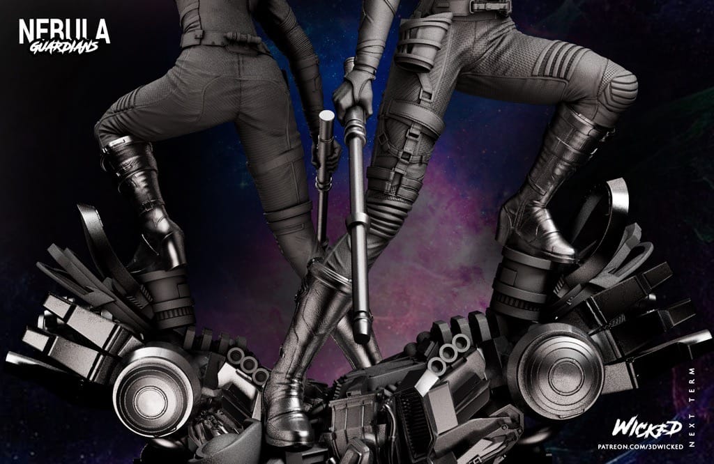 P站图纸印象馆 3DWicked 漫威 复联 星云 凯伦吉兰 3DWicked 漫威 复联 星云 凯伦吉兰