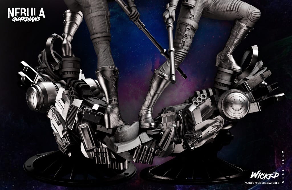 P站图纸印象馆 3DWicked 漫威 复联 星云 凯伦吉兰 3DWicked 漫威 复联 星云 凯伦吉兰