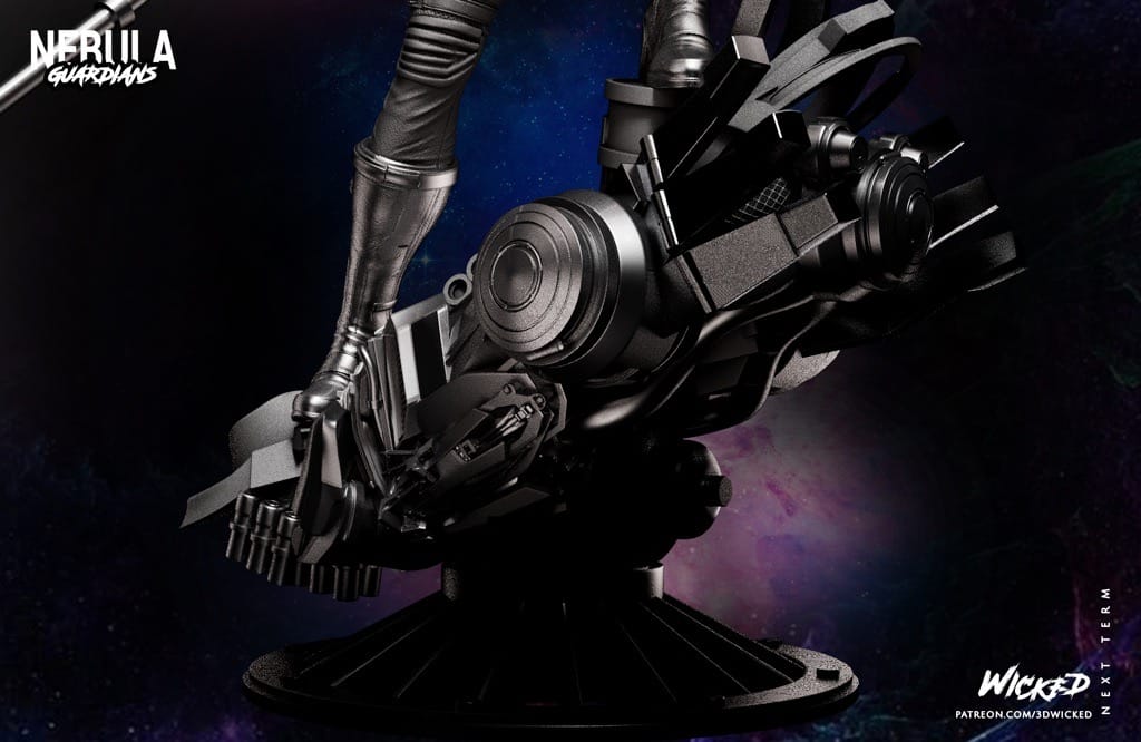 P站图纸印象馆 3DWicked 漫威 复联 星云 凯伦吉兰 3DWicked 漫威 复联 星云 凯伦吉兰