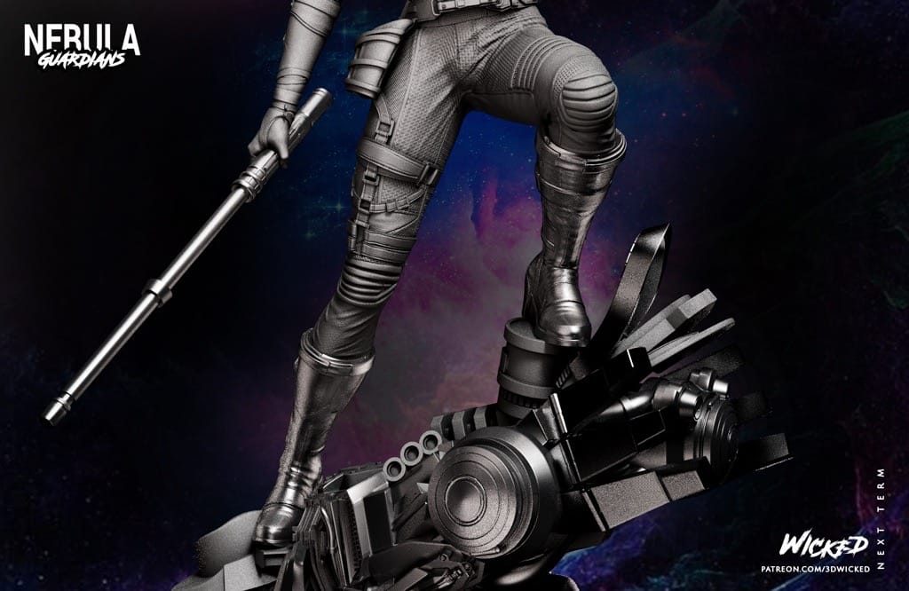 P站图纸印象馆 3DWicked 漫威 复联 星云 凯伦吉兰 3DWicked 漫威 复联 星云 凯伦吉兰