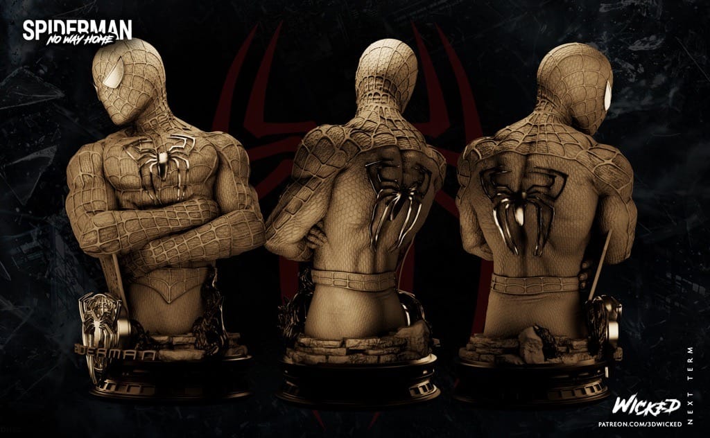 P站图纸印象馆 3DWicked 漫威 蜘蛛侠 3DWicked 漫威 蜘蛛侠