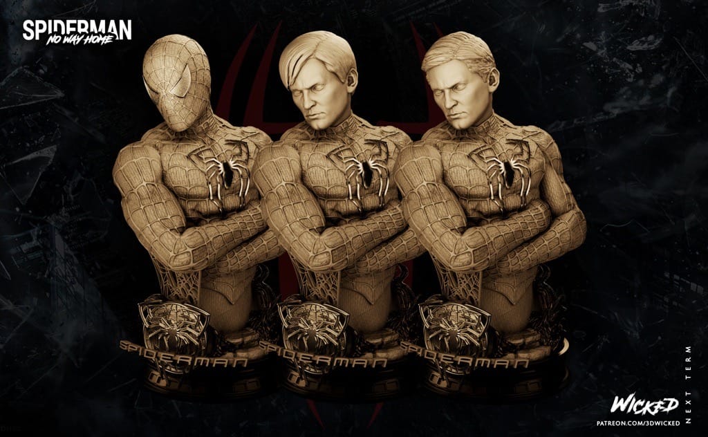 P站图纸印象馆 3DWicked 漫威 蜘蛛侠 3DWicked 漫威 蜘蛛侠