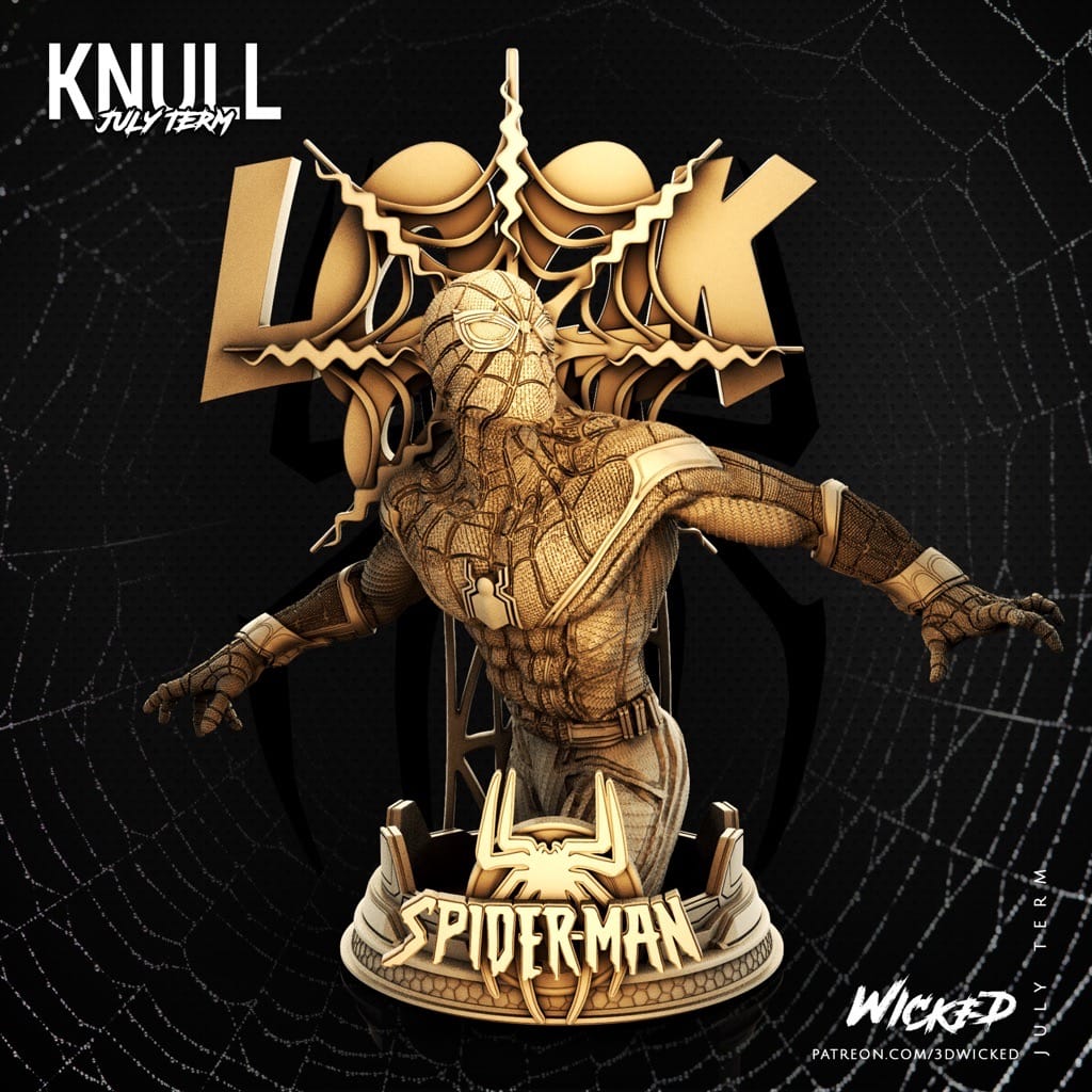 P站图纸印象馆 3DWicked 漫威 蜘蛛侠 3DWicked 漫威 蜘蛛侠