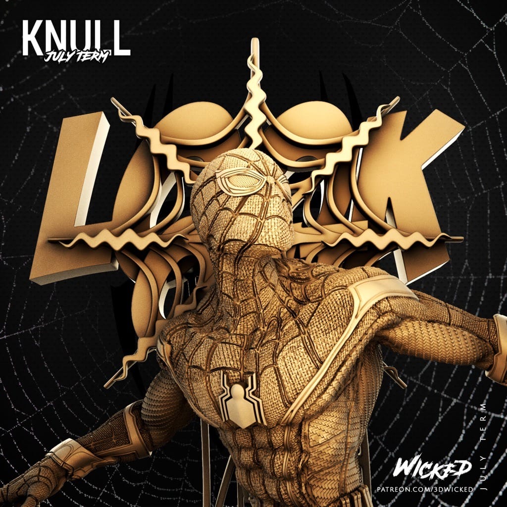 P站图纸印象馆 3DWicked 漫威 蜘蛛侠 3DWicked 漫威 蜘蛛侠