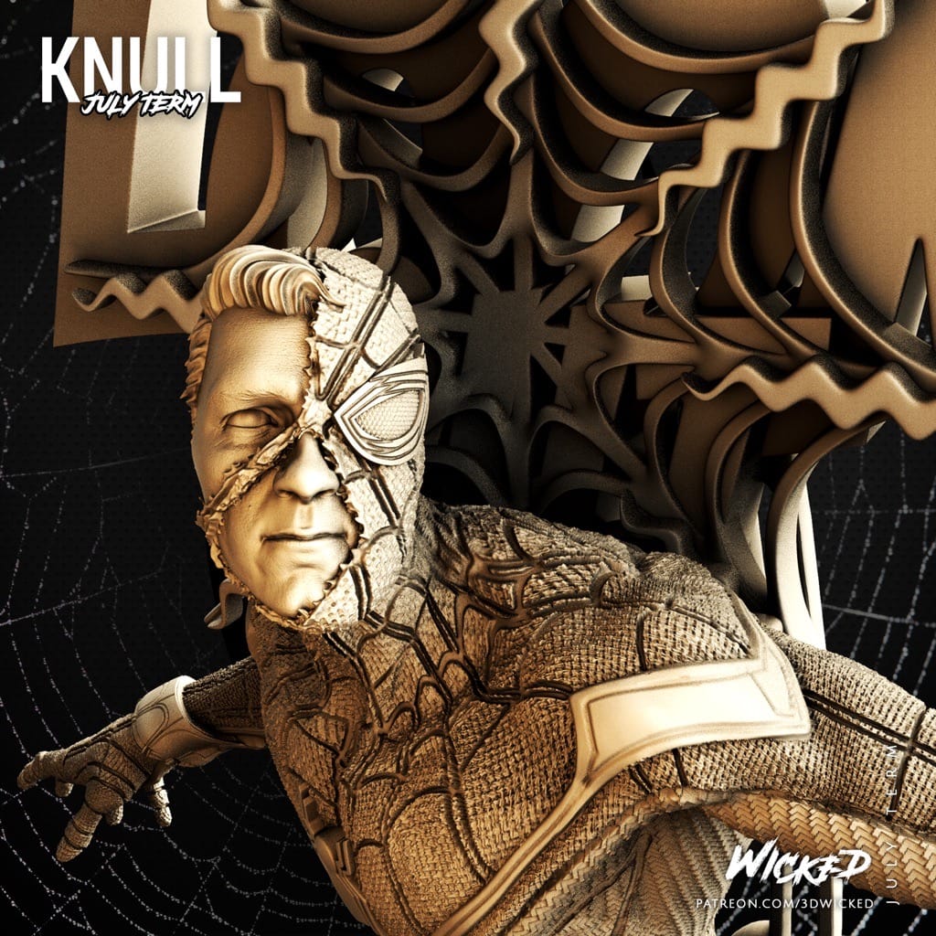 P站图纸印象馆 3DWicked 漫威 蜘蛛侠 3DWicked 漫威 蜘蛛侠