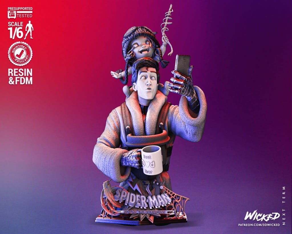 P站图纸印象馆 3DWicked 漫威 蜘蛛侠 废柴帅大叔 3DWicked 漫威 蜘蛛侠 废柴帅大叔