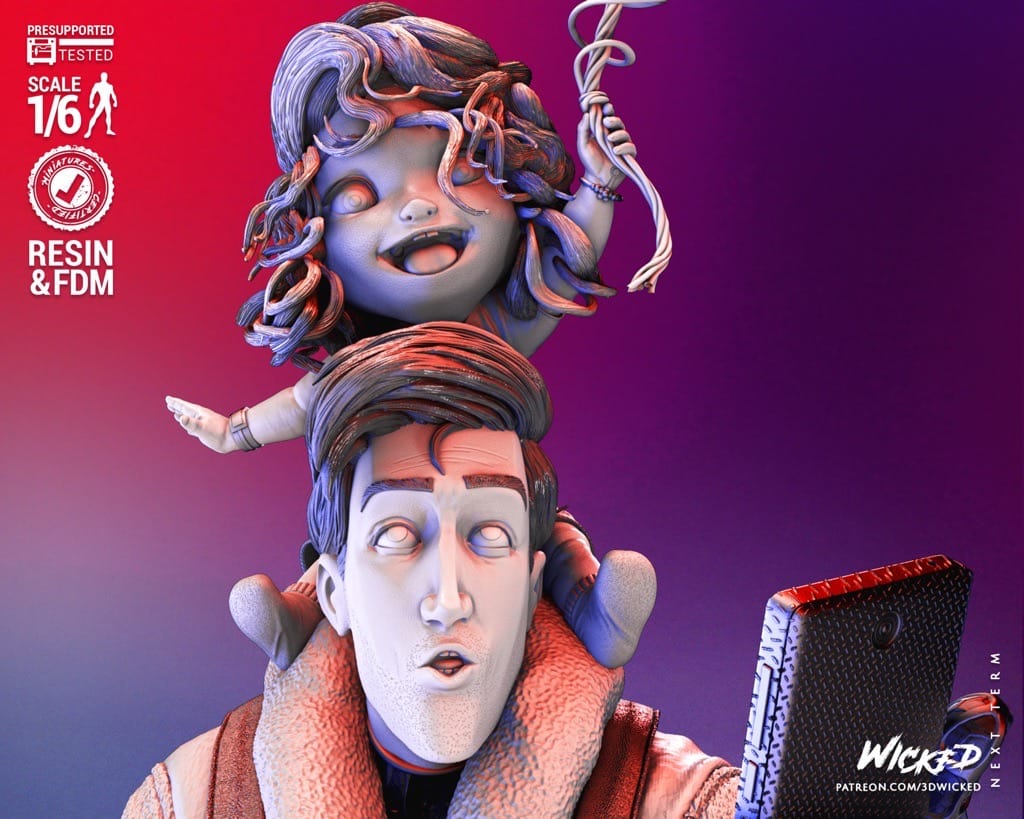 P站图纸印象馆 3DWicked 漫威 蜘蛛侠 废柴帅大叔 3DWicked 漫威 蜘蛛侠 废柴帅大叔